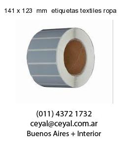 141 x 123  mm  etiquetas textiles ropa