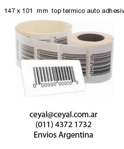 147 x 101  mm  top termico auto adhesivo top termico adesivo