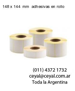 148 x 144  mm  adhesivas en rollo