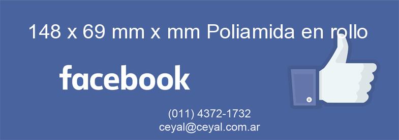 148 x 69 mm x mm Poliamida en rollo