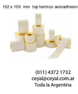 152 x 155  mm  top termico autoadhesivo