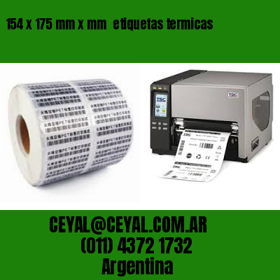 154 x 175 mm x mm  etiquetas termicas
