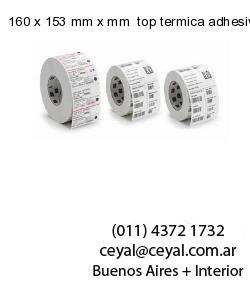 160 x 153 mm x mm  top termica adhesiva