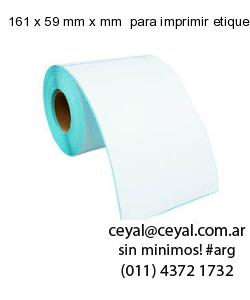 161 x 59 mm x mm  para imprimir etiquetas