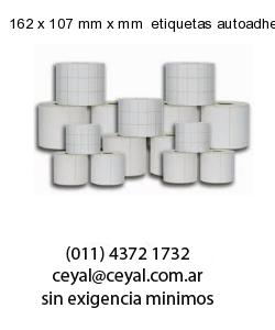 162 x 107 mm x mm  etiquetas autoadhesivas redondas