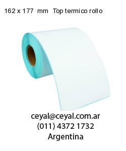 162 x 177  mm  Top termico rollo