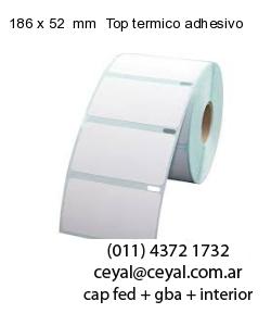 186 x 52  mm  Top termico adhesivo