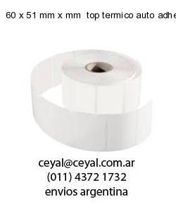 60 x 51 mm x mm  top termico auto adhesivo top termico adesivo
