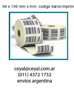 94 x 136 mm x mm  codigo barra imprimir