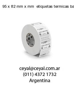 95 x 82 mm x mm  etiquetas termicas balanzas