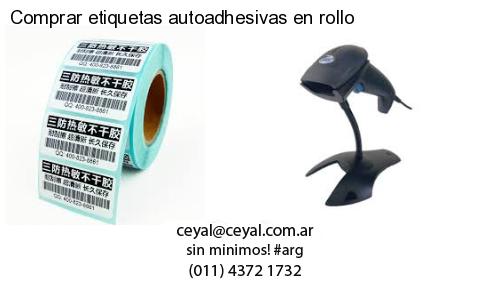 Comprar etiquetas autoadhesivas en rollo