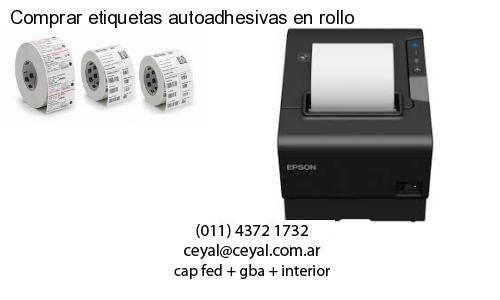 Comprar etiquetas autoadhesivas en rollo