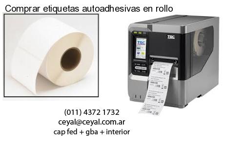 Comprar etiquetas autoadhesivas en rollo