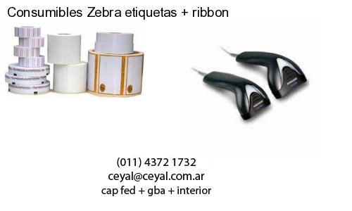 Consumibles Zebra etiquetas   ribbon