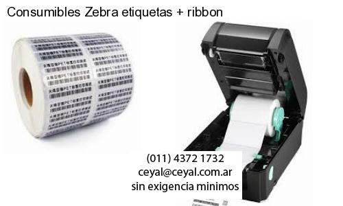 Consumibles Zebra etiquetas   ribbon