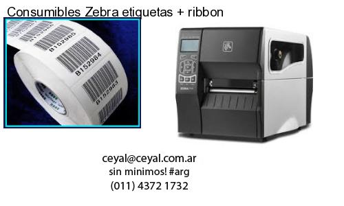 Consumibles Zebra etiquetas ribbon