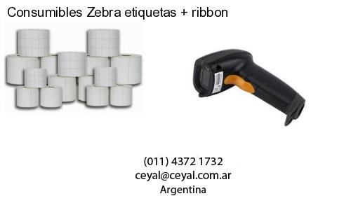 Consumibles Zebra etiquetas ribbon