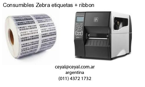 Consumibles Zebra etiquetas   ribbon