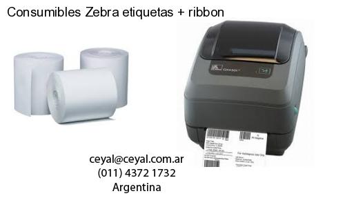 Consumibles Zebra etiquetas   ribbon