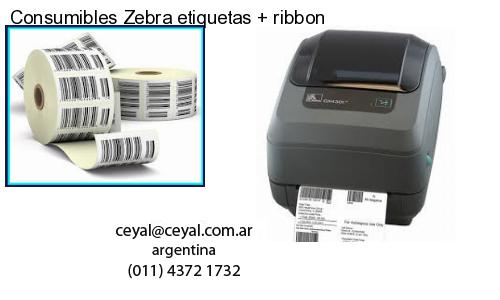 Consumibles Zebra etiquetas   ribbon