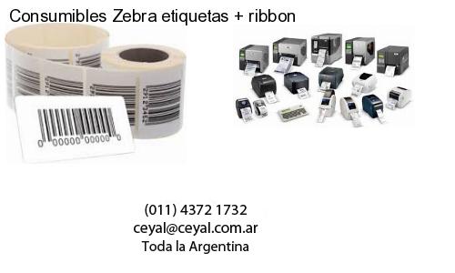 Consumibles Zebra etiquetas   ribbon