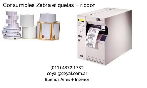 Consumibles Zebra etiquetas   ribbon