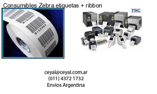 Consumibles Zebra etiquetas   ribbon