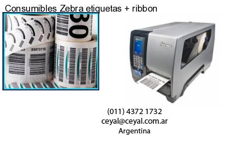 Consumibles Zebra etiquetas   ribbon