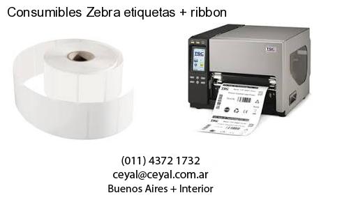 Consumibles Zebra etiquetas   ribbon