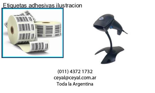 Etiquetas adhesivas ilustracion