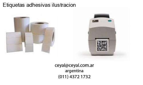 Etiquetas adhesivas ilustracion