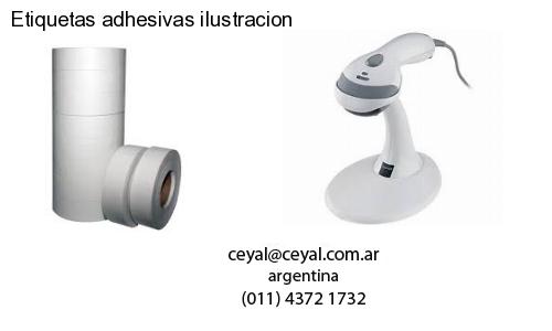 Etiquetas adhesivas ilustracion