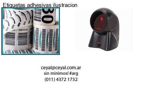 Etiquetas adhesivas ilustracion