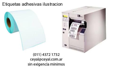 Etiquetas adhesivas ilustracion