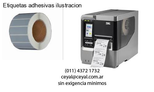 Etiquetas adhesivas ilustracion