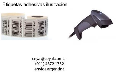Etiquetas adhesivas ilustracion