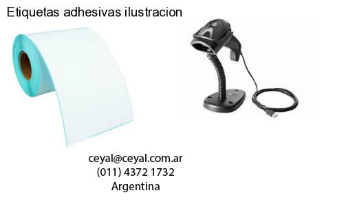 Etiquetas adhesivas ilustracion
