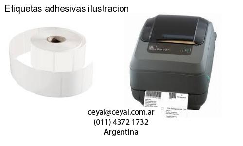 Etiquetas adhesivas ilustracion