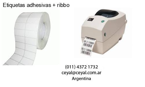 Etiquetas adhesivas   ribbo