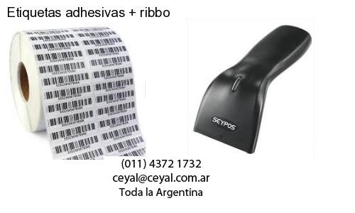 Etiquetas adhesivas   ribbo