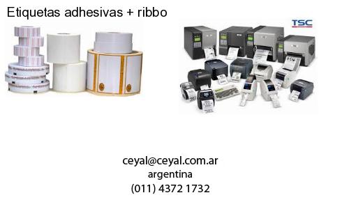 Etiquetas adhesivas   ribbo