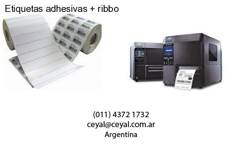 Etiquetas adhesivas   ribbo