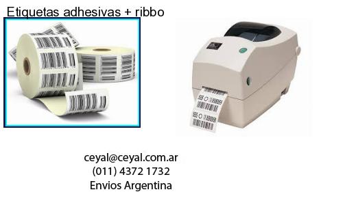 Etiquetas adhesivas   ribbo