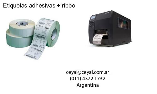 Etiquetas adhesivas   ribbo