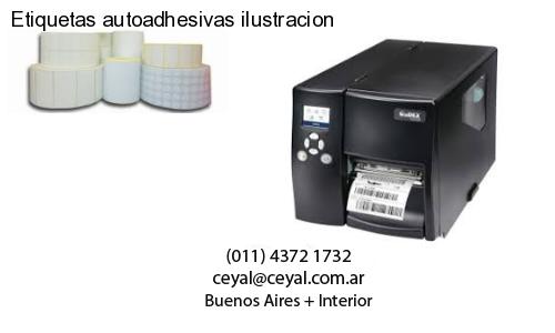 Etiquetas autoadhesivas ilustracion
