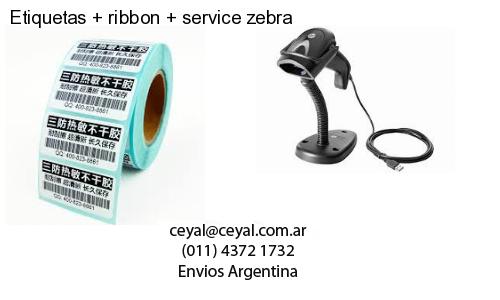 Etiquetas   ribbon   service zebra