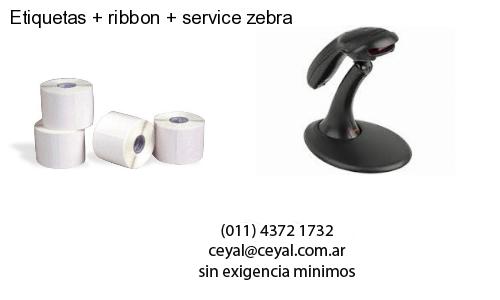 Etiquetas   ribbon   service zebra