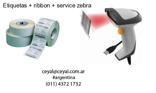 Etiquetas   ribbon   service zebra