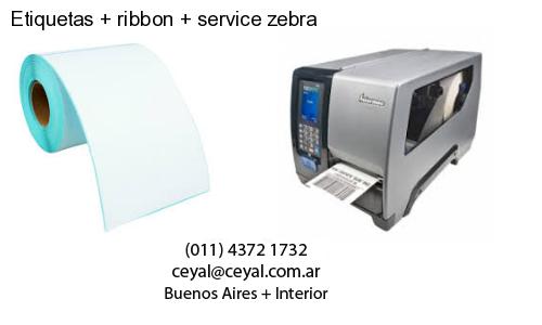 Etiquetas   ribbon   service zebra