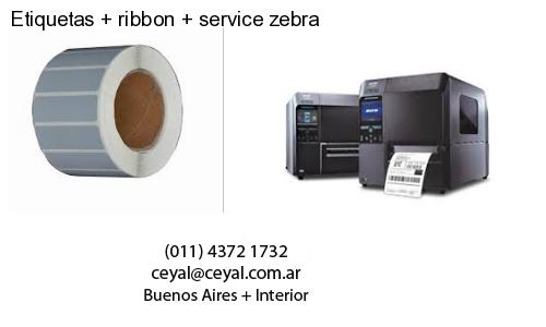 Etiquetas   ribbon   service zebra